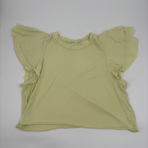 Kimchi Blue Yellow Size XL Flutter Sleeve Blouse - Bild 1 von 9