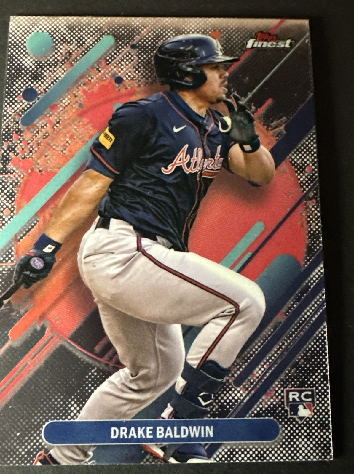 2025 Topps Finest - Rare Drake Baldwin #287 (RC) Rookie Of The Year. Braves