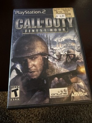Activision Call of Duty: Finest Hour PS2 Manual Included Shooter NTSC-U/C