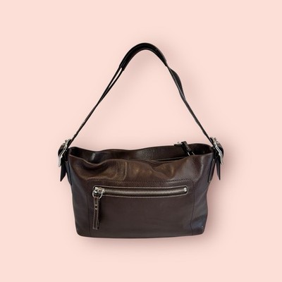 COACH Y2K Vintage East West Legacy Tassel Leather Zip Shoulder Bag