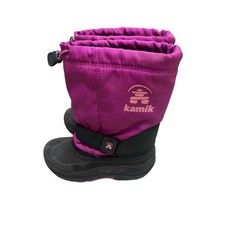 Kamik Toddler Girls Snow Boots Size 2 - Pink Pull On Winter