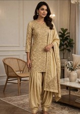 Indian Pakistani Tradition Designer Shalwar Kameez Cotton
