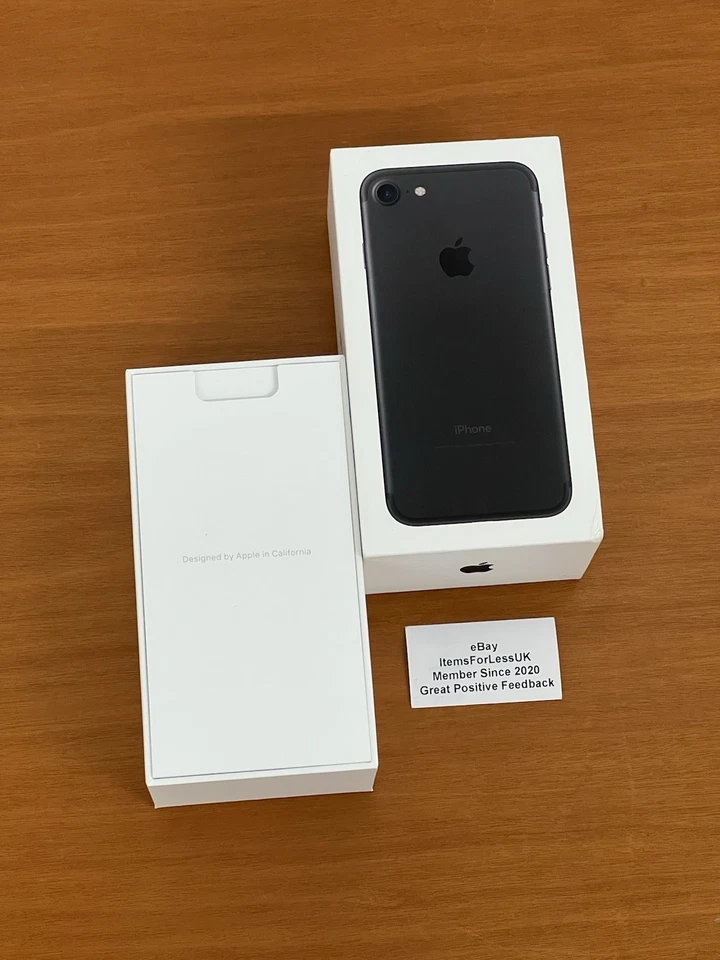 NEW BOXED Apple iPhone 7 32GB Black 4G Unlocked 100% Battery Health - UK Stock - Image 3 of 4