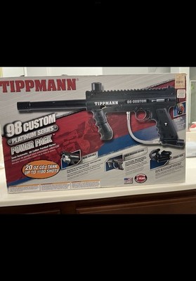 Tippmann 98 Custom Platinum Gun Series Power Pack .68 Cal Paintball Marker 