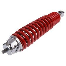 Federbein Universeller 208mm Stoßdämpfer verstärkt in Rot - Mit Gabeladapter kom