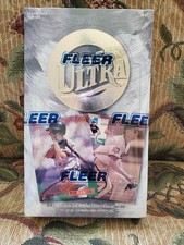 1995 Fleer Ultra Baseball Series 2 Factory Sealed Wax Box, 36 packs