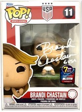 Funko Pop! Brandi Chastain #11 Signed Soccer Figure JSA Certified