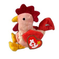 Ty Teenie Beanie Babies Strut The Rooster