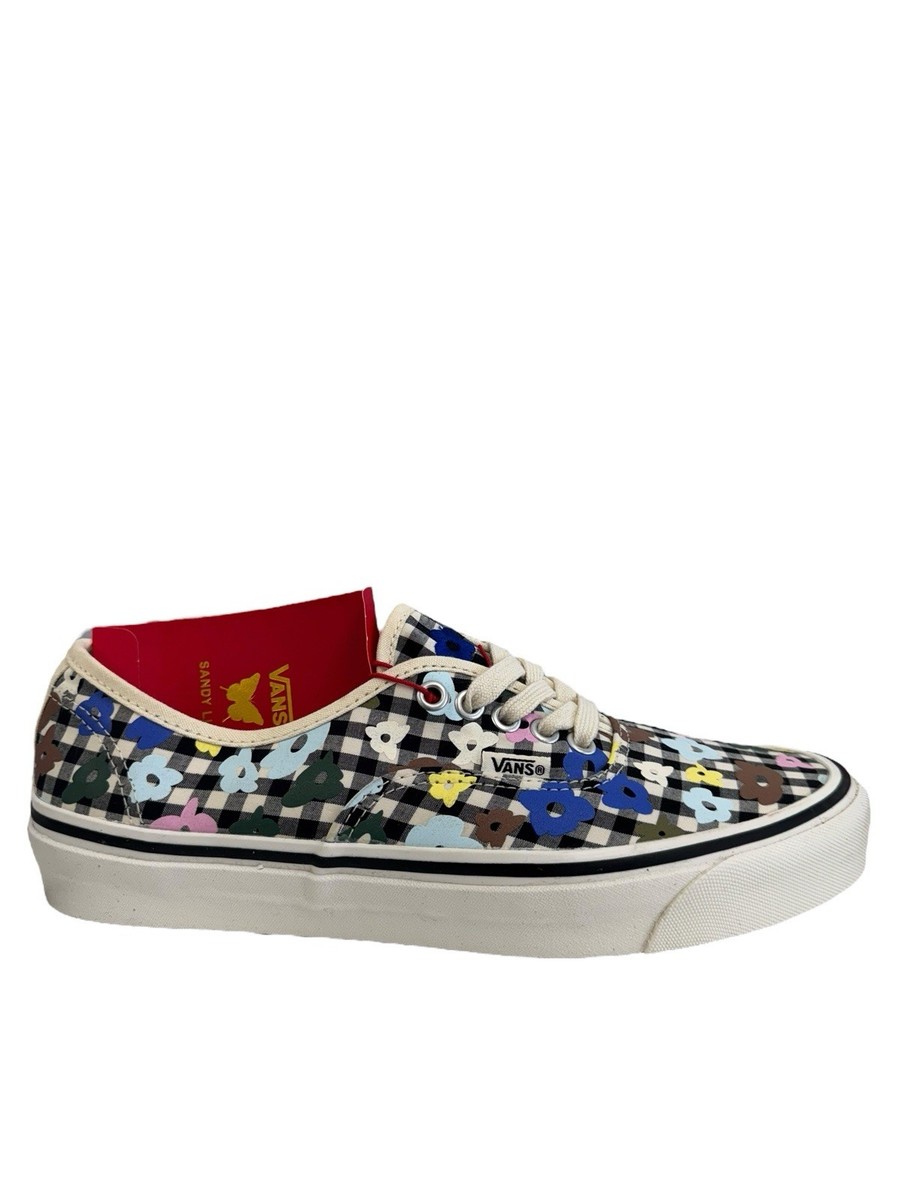 Vans Sandy Liang x Authentic VN0A5KX4AXG Men\'s Size‎ 8.5 Women\'s Size 10 Vans Sandy Liang Authentic 44 Dx Gingham Floral Size 9.5  main image 3