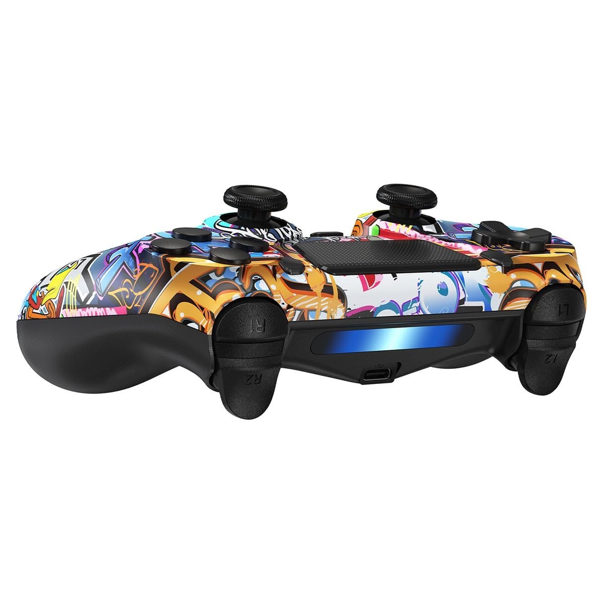 Wireless Controller Compatible with PS4/Pro/Slim, with Vibration Feedback, Mo...