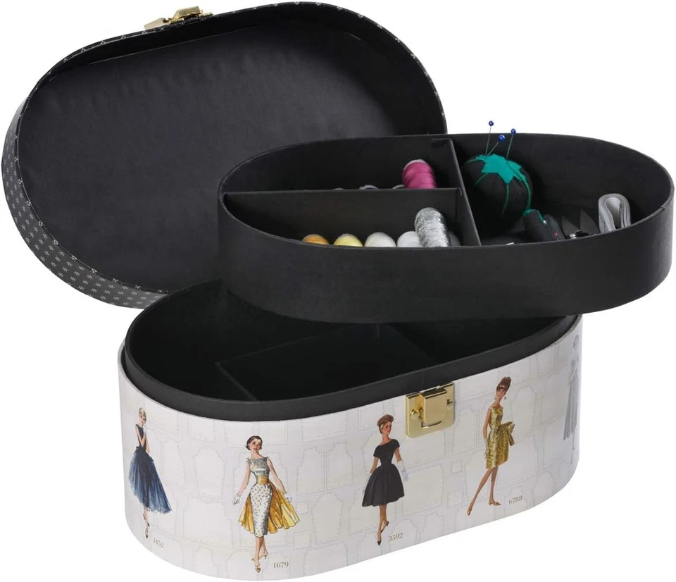 Simplicity Vintage 5592029001 Travel Sewing Notions Supplies Kit in Gold...  - Image 3 of 4