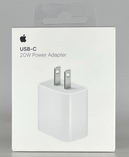 Genuine Apple 20W USB-C Power Adapter Wall Charger - White