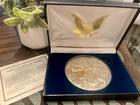 American Historic Society 2000 1/2 Troy Pound .999 Silver Giant Medallion w/ COA