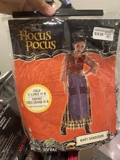 New Mary Sanderson Halloween Costume Disney Hocus Pocus Child Size XLarge 14-16