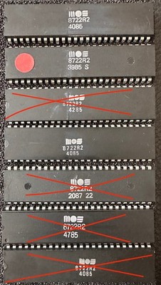 MOS 8722 R2 MMU für Commodore C128 # 01 26