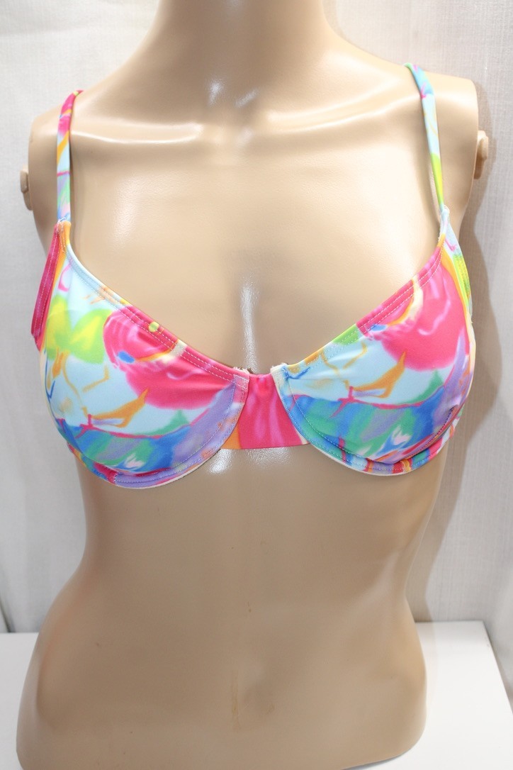 Polyester Elastane “OG Smile” Bright Multicolor  … - image 1