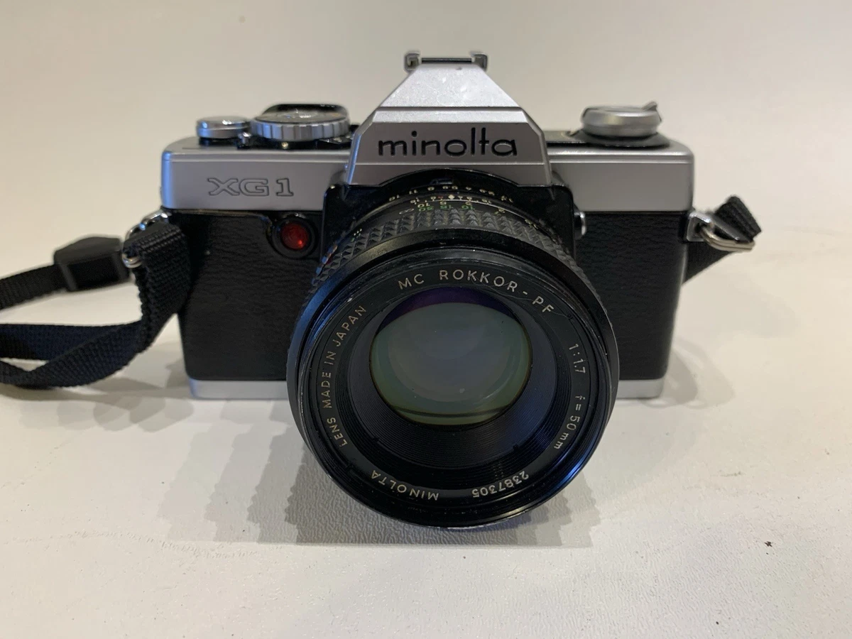 ミノルタ XG-1 フィルムカメラ+ MD 50mm f/2 レンズ Minolta XG-1 + MD 50mm f/2 Review & Vintage Guide – Dutch|Thrift