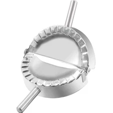 COTEY 6 Inch Empanda Press, Large Stainless Steel Dumpling Maker, 2-in-1 Doug...