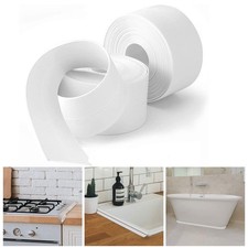 Bath  Kitchen Caulk Tape Sealant Strip, PVC Self-Adhesive Tub  Wall Sealing...