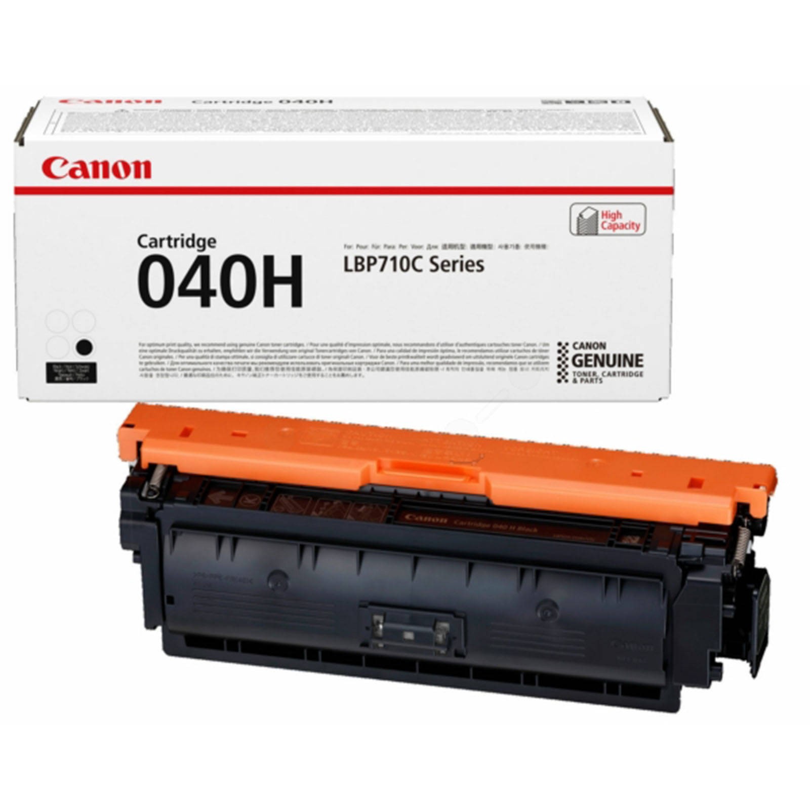 Original Canon 040H High Capacity Black Toner Cartridge (0461C001)