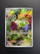 Sprigatito 196/193 Sv02: Paldea Evolved Illistration Rare LP