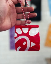 Chick-Fil-A Original Spicy Chicken Sandwich Bag Holiday Ornament 2025 LIMITED