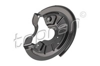 Spritzblech Bremsscheibe Hinten Links Topran 116 818 FÜR Audi Seat Skoda VW