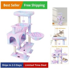 Cat Tree Cat Tower Condo with Sisal Scratching Post for Indoor Cats Cat Tree ...