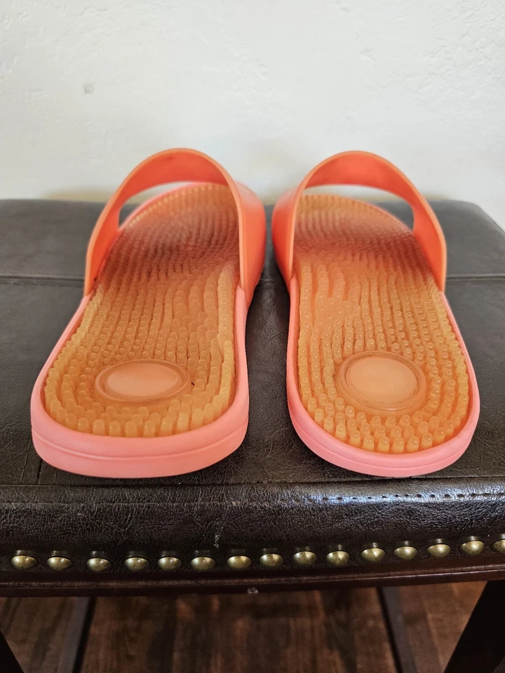 Adidas Stella McCartney Addisage Maximalista Naranja Zapatos Sandalias Slides W Talla 8 Foto 3 de 4