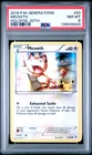 2016 POKEMON XY GENERATIONS FOIL-20TH #53 MEOWTH PSA 8