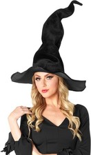Wired Witch Hat - Adult One-Size Costume Accessory