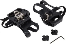 SPD Pedals for Bike with Toe Cages SPD Cleats Included 2 in 1 SPD Shimano Clip
