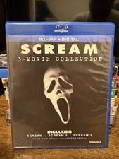 Scream: 3-Movie Collection / Trilogy Blu-ray; No Digital Horror Wes Craven