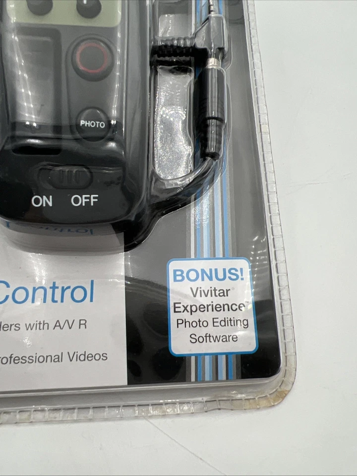 Vivitar 8 Button Remote Control for Camera Camcorder A/V R LANC Jack VIV-RC-800 - Image 3 of 4