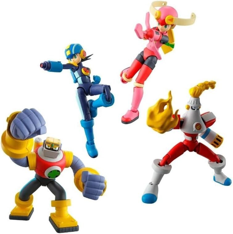 SMP Kit Makes Pose MEGAMAN EXE 01 ROCKMAN BATTLE NETWORK 4pcs
