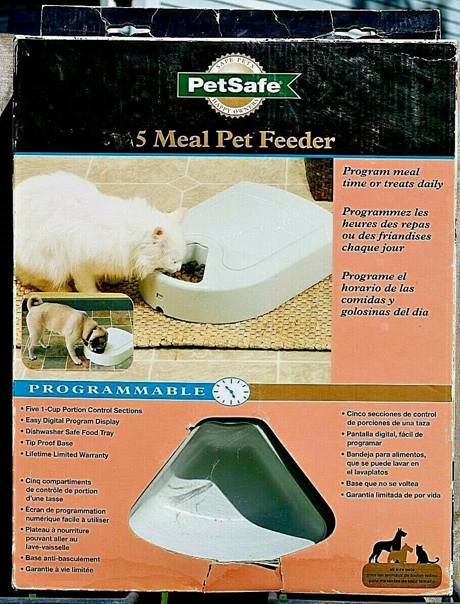 5 Meal Pet Feeder