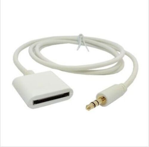 Bose Sounddock AUX Input Converter Adapter Cable ipod iphone Amazon Echo- WHITE  - Picture 1 of 1