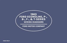 1963 Ford P-b-f-t-series Econoline Van Wiring Diagrams - 11x17 Inch Comb Bound 1963 Ford P-b-f-t-series Econoline Van Wiring Diagrams - 11x17 Inch Comb Bound