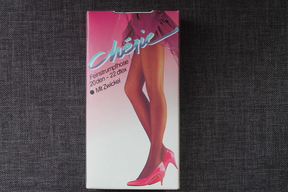 Vintage Cherie Strumpfhosen Gr. 36-40 Krokus 20 den Neu OVP - Bild 3 von 3