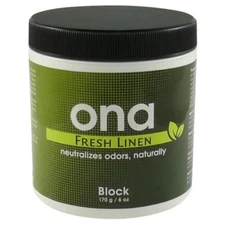ONA Fresh Linen Block 6 oz - odor air neautralizer control crystal pro ounce gel