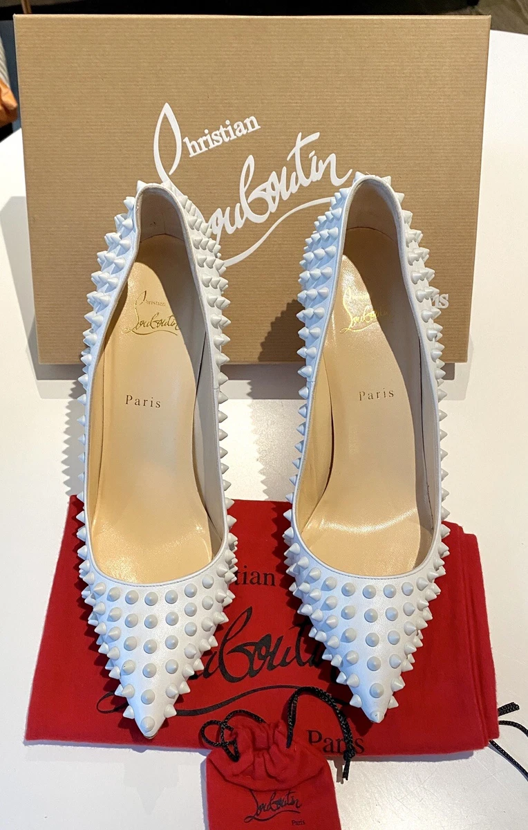 Christian louboutin hotsell white pigalle