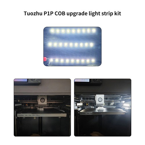 For Bambu P1P COB 3D Printer High Brightness High Density Light Strip Set - 第 4/7 張圖片