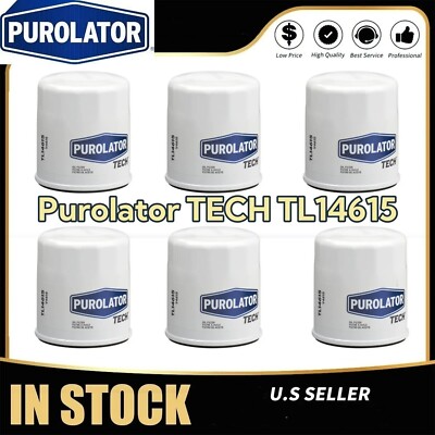 6 pc Purolator TECH TL14615 Engine Oil Filters for X4615 V4615 SOA 516 5108 kb