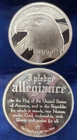 Pledge Allegiance Bald Eagle 1 Oz Troy 999 Fine Silver Round si357