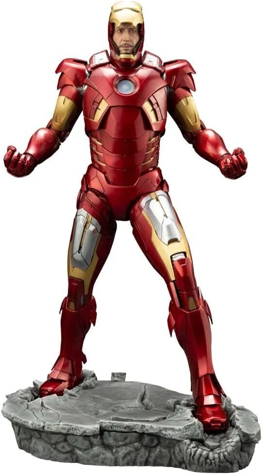 KOTOBUKIYA ARTFX IRON MAN MARK 7 AVENGERS 1/6 PVC Figura de Japón nuevo