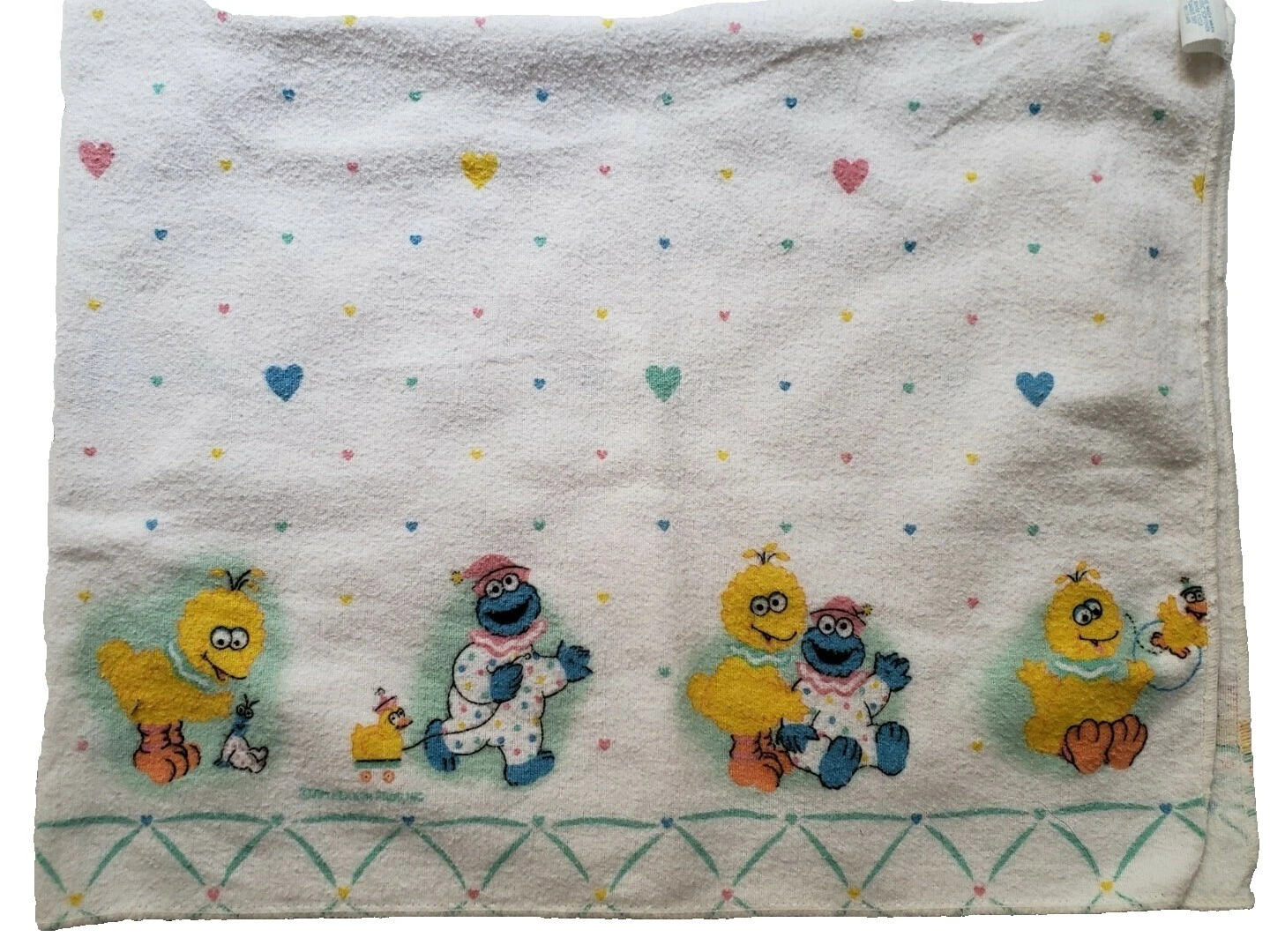 Vila Sésamo Flanela roupa de cama para Quarto de Bebê