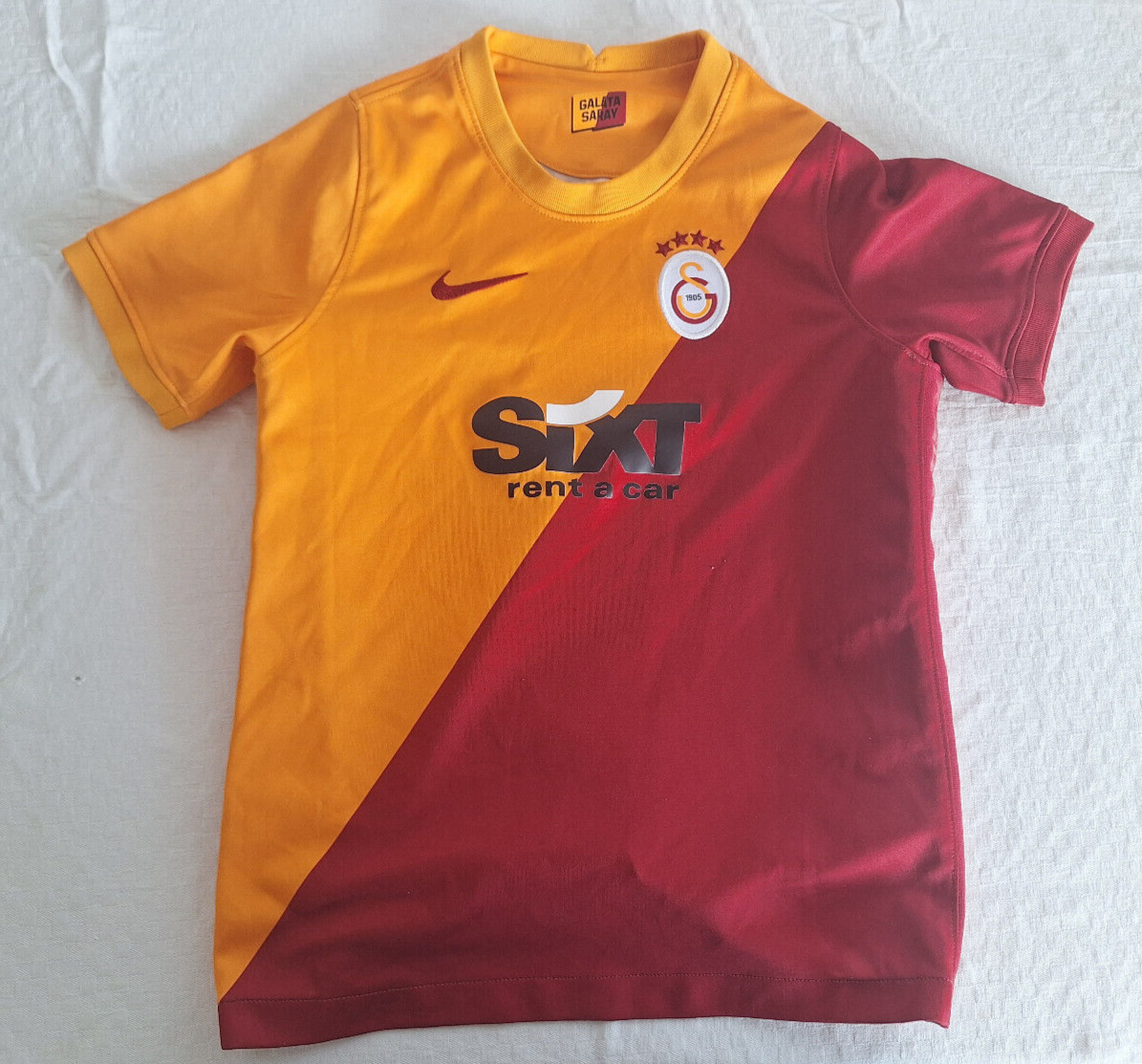 Galatasaray Home Jersey Nike Red Yellow Shirt Size Boys XL