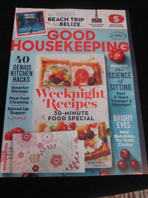 Good Housekeeping Magazine September 2018 Weeknight Recipes Kitchen Hacks New