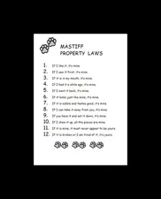 Mastiff - CUSTOM MATTED - Dog Art Print - P/L