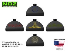 for Glock 17 19 Gen 1-3 Grip Insert Plug Aluminum Color Fill Engraved Patriotic